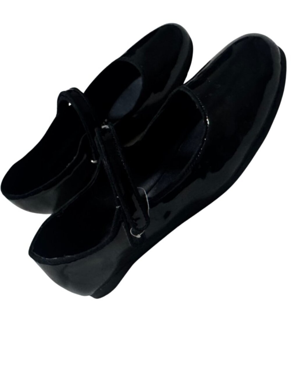 Copper Key Girls Black Patent Mary Jane Flats Size 2M Dress Shoes